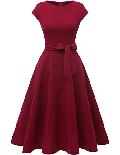 Dressels Rockabilly-jurk voor dames, in jaren '50, vintage, elegante cocktailjurk voor bruiloft. - Image 3