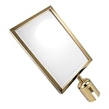 Porte-panneaux pour poteaux : ce porte-panneaux s'installe facilement sur les poteaux à sangle rétractable. porte-panneaux de contrôle des foules