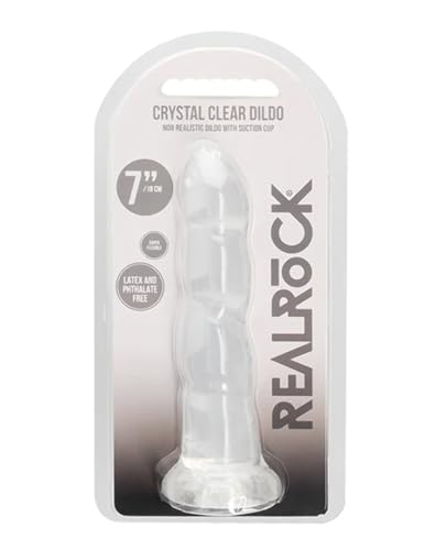 Dildo non réaliste avec aspiration 7 '' / 17cm