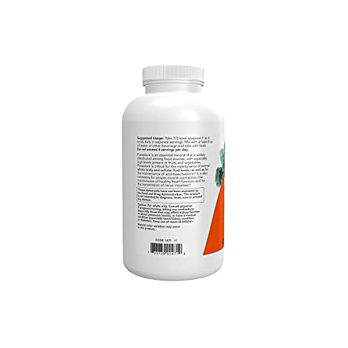 Now Supplements, Potassium Gluconate Pure Powder 175 Mg, Essential Mineral*, 1-Pound #TOP2