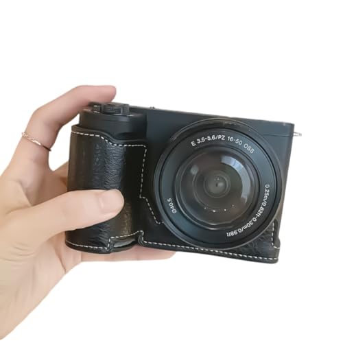 Elegant PU Camera Shell Case For ZVE10 II Perfect For Outdoor