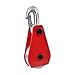 MH GLOBAL 1 Ton Capacity 3 Inch Aluminum Sheave Block with Hook Wire Rope Snatch Rigging