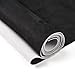 Blueshyhall Auto Dachhimmel Stoff Kunst Wildleder mit Schaumstoff, 250 x 150 cm Himmelstoff, 380 g/m&sup2; Headliner Verkleidungen Reparatur Stoff f&uuml;r Autos, Wohnmobilen, Booten und M&ouml;beln DIY (Schwarz)