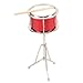 Miniature Drum Model Musical Instrument Accessories Jazz Drum Set Tiny Decor with Drumstick for Music Room
