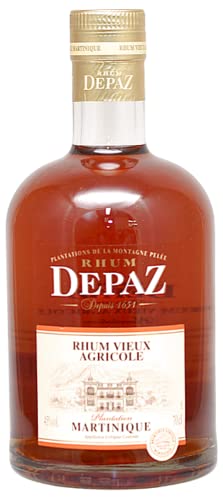 Rhum Depaz coffret cadeau idéal vieux agricole AOP Martinique 70cl à offrir aux amateurs