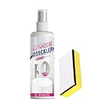 Badezimmer Reiniger Spray,Schaumspray Gegen Kalk & Wasserflecken,100 ml Toilettenbecken Fleckenreiniger - Geeignet Für Küchenspüle, Badewanne, Glasfliesen, Wasserhähne, Duschköpfe, Stahlmöbel Und Tür