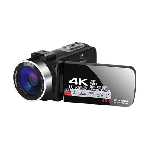 Caméscope 4K pour Youtube avec vision nocturne infrarouge et Wi-Fi