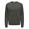 ONLY & SONS Herren Onsceres Crew Neck Noos, Beluga, M