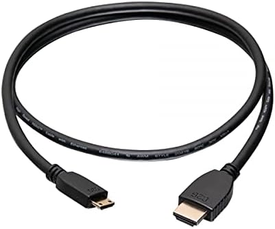 C2G 6ft (1.8m) High Speed HDMI to Mini HDMI Cable with Ethernet - 4K 60Hz HDMI 2.0 Gold Plated, Black - Image 5