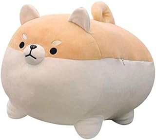 Corgi Dog Plush Throw Pillow, Soft Cute Corgi Stuffed Animals Doll Toys, Cute Animal Appearance Cushion Cuddling Pillow Gift for Children Girlfriend Old People