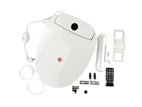 WELDINGER Smarter Toilettensitz Bidet mit Waschfunktion und automatischem Deckel