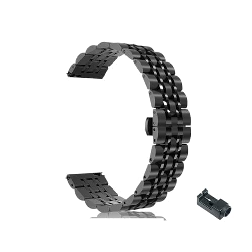 Sangle de poignet en acier inoxydable pour montre connectée GT 2 46mm et 42mm