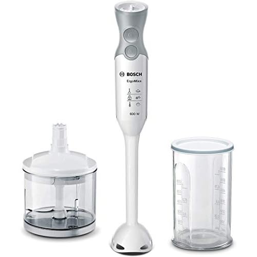 Bosch MSM66020 Mixeur Plongeant 600 W, Gris/Blanc