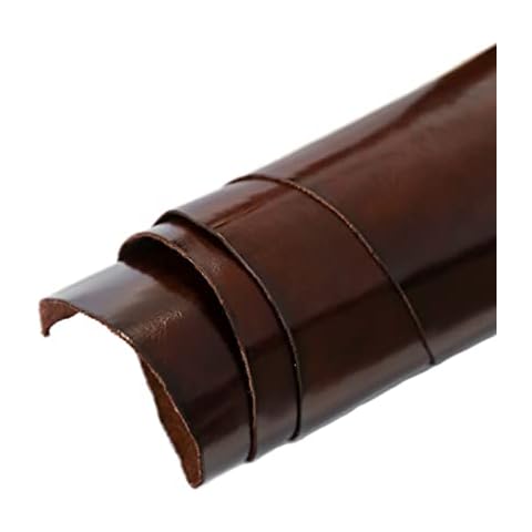 Time Resistance Lederreste, Pflanzlich gegerbt, Vollnarbiges Rindsleder, 1,2-1,6mm (3-4oz) Dicke, für Basteln, Werkzeug, Nähen, Hobby, Werkstatt, Handarbeit Cover