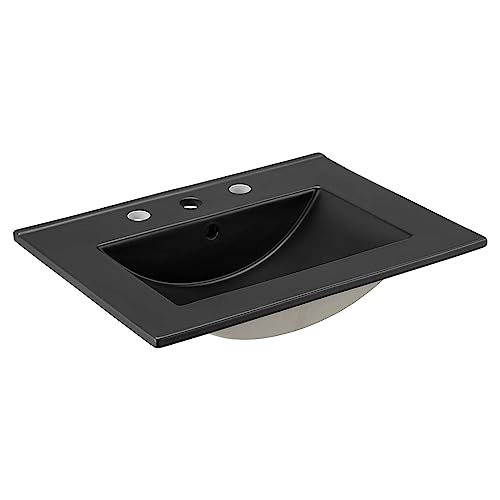 Modway EEI-5069-BLK Cayman 24' Bathroom Sink, Black