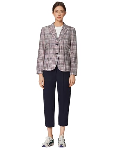 Veste à revers cranté élégante idée cadeau de Noël pour femme active