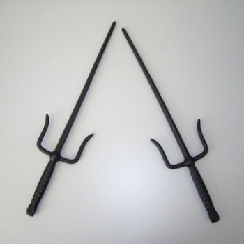 S.B.J - Sportland Kunststoff Sai Gabeln (2 Stück), Länge ca. 49,5 cm