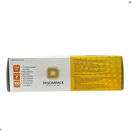 Descarpack Luva Procedimento Látex 100 Unidades Multicolorido
