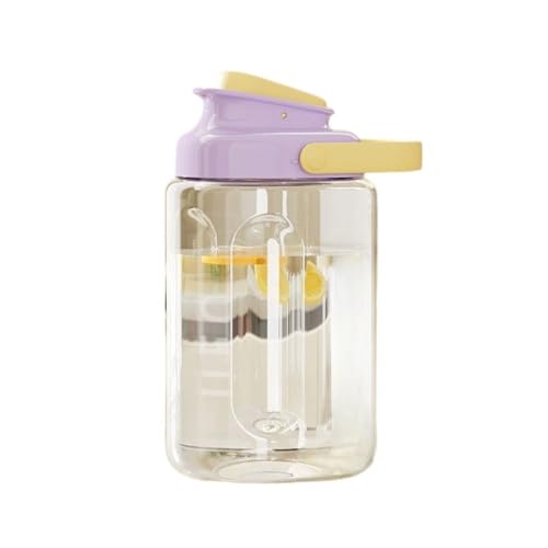 AOPIPI 耐熱ケトル、ティーポット、飲料サーバー、大容量(2200ml / 3500ml)、横置き可能、耐熱性、冷蔵庫対応、お手入れ簡単、広口設計、漏れ防止蓋、アウトドア活動、キャンプ、オールシーズンに適しています (3.5L,C)