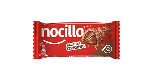 Nocilla, Barritas, Original, Con Crema al Cacao y Leche con Avellanas - Pack de 2 Unidades - 43g