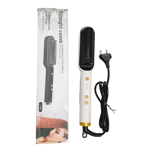 Image of Electric straight comb hair straightener /hair brush for women-FH909 (Random Color)