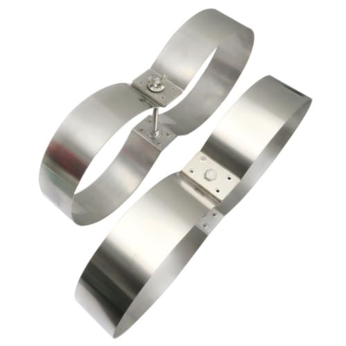 MLWSKERTY Double Cylinder Bottles Retainer Stainlee Steel Diving Tanks Band Carry Rings Double Twin Cylinder Tanks Mounting Band