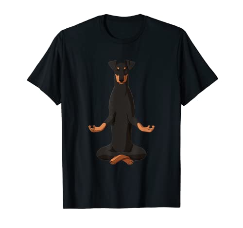 Manchester Terrier Yoga Dog T-Shirt