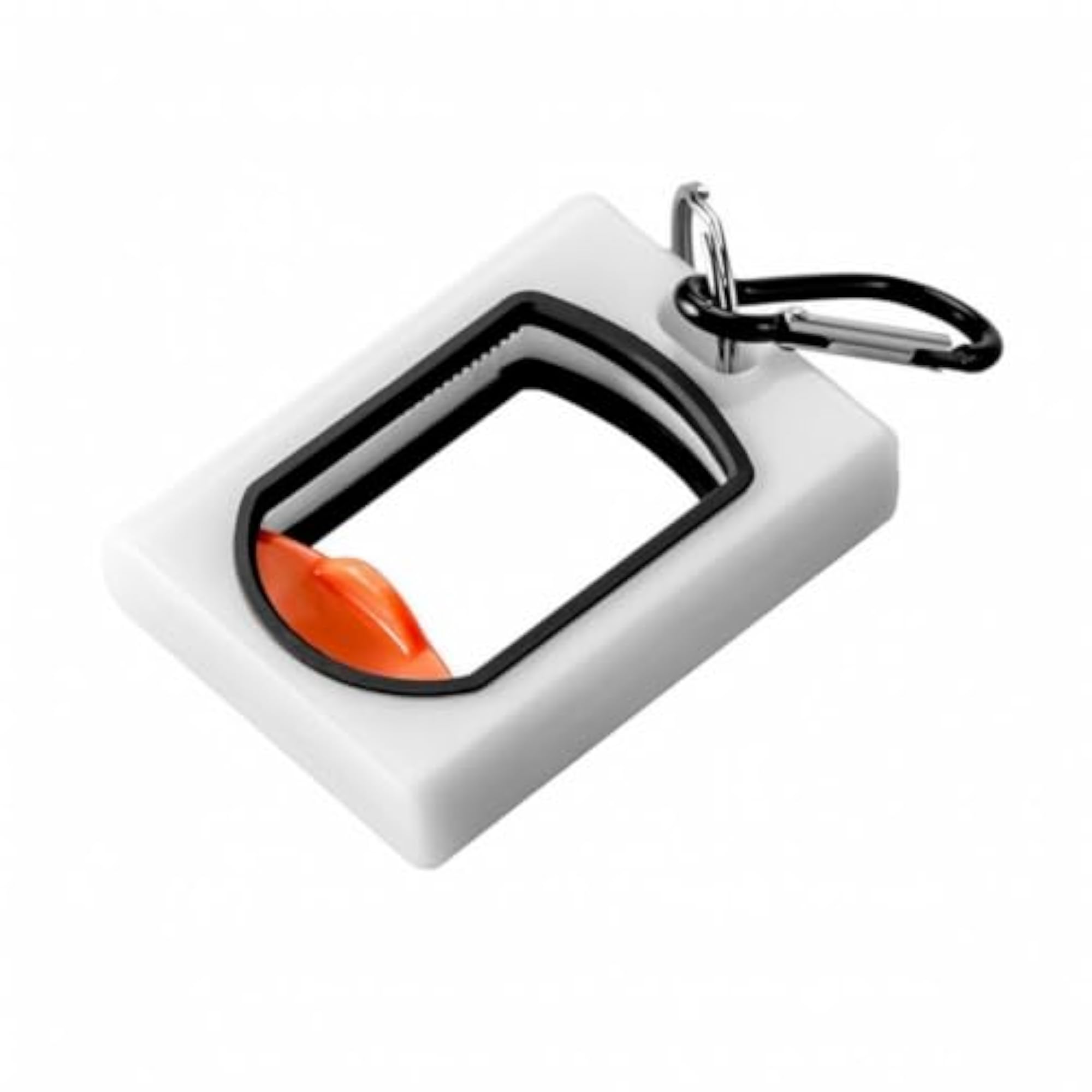 Zip Tie Holder with Carabiner Clip, Compact Design