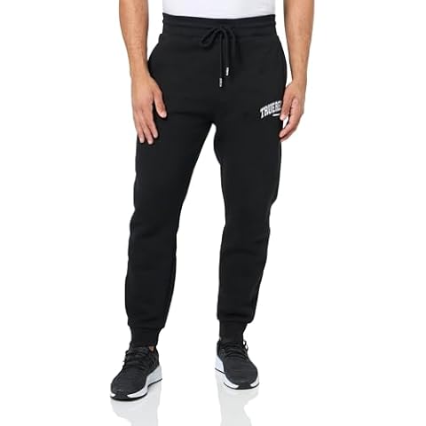 True Religion Jet Black Jogger Pants for Men Cover
