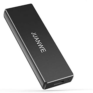 JUANWE 1TB External SSD, USB 3.1 Type-C Portable SSD Hard Drive Speed up to 500MB/S, JW500GM2 T3000, Mini External Solid State Drive for PC, Laptop, Desktop, Mac, Tablet, etc. (Black)