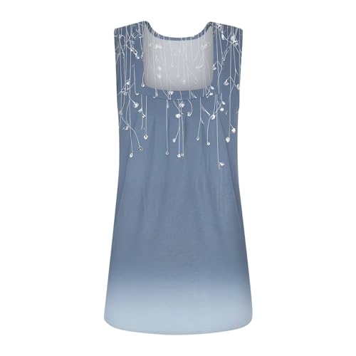 Spring Summer Plus Size Dressy Tank Tops for Women 2025 Womens Workout Floral Boho Beach Sleeveless Shirts Blouses