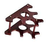 Support d'art en - style mode, élégant, peut contenir 6 bouteilles , support à vin en verre