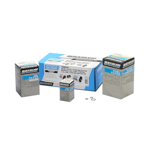 Quicksilver 8M0224553 100 Hour Maintenance Kit, Yamaha Various 200-350 and XTO 425