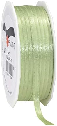 C.E. Pattberg SATIN white gift ribbon, 55 yards for Wrapping Gifts, 0.12 inches width, Ribbon for Decorating & Crafting, Decorative Ribbon for Gifts, for every occasion