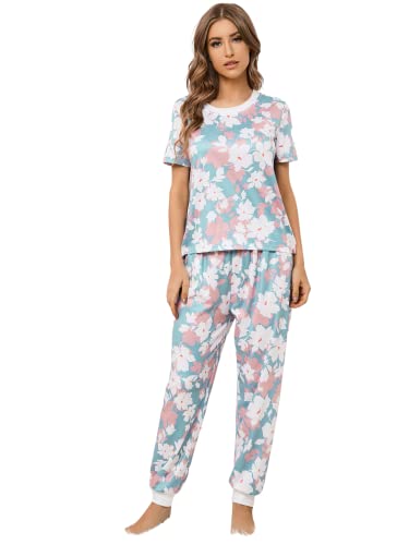 Image of GRECIILOOKS Women Co Ord Set for Women | Co Ord Set for Women Stylish |Printed Lycra Co Ord Set for Women | Travel Co Ord Set for Women | Half Sleeve