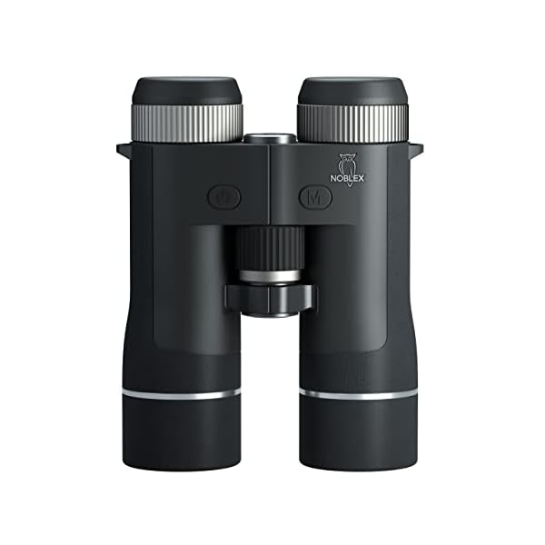 NOBLEX Fernglas NF 10x42 R Advanced | Premium Jagd Fernglas für Erwachsene mit präzisem Laser Entfernungsmesser bis zu 2.300 Meter und Winkelmesser | Mit hellem OLED-Display | schwarz – Bild 3