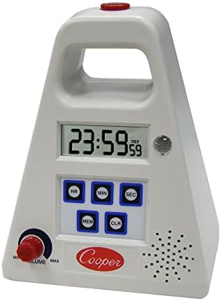 Cooper-Atkins FT24-0-3 Large Single Station Digital Timer, 24 Hour Digital with Volume Control, 24 Hours Unit Range
