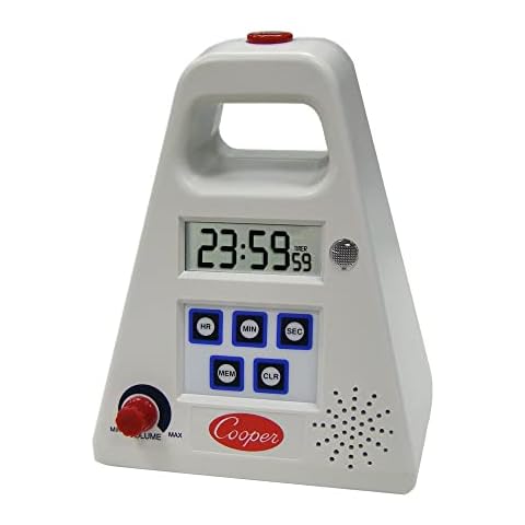 Cooper-Atkins FT24-0-3 Large Single Station Digital Kitchen Timer with Volume Control, 24 Hours Unit Range Cover