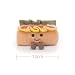 Apricot Lamb Köstlicher Hot Dog Essen Plüschtiere für Kinder, weiche niedliche Kuscheltier für Baby Mädchen und Jungen, Flauschige Köstlicher Hot Dog Braun 12cm