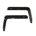 United Pacific 91500 Peterbilt Window Visor, Acrylic Window Visor, Deflects Rain/Snow, Rain Guard, Reduce Wind Noise - Smoke - ONE Set (Pack of 2)