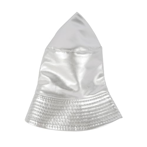 Image of Unisex Black Bucket Hat Waterproof Rain Hat Reversible Shiny Rave Bucket Hat for Concert Festival