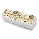 SPEPDEEC Lightweight Eyeglass Cases for Travel, Unisex Portable Sunglasses Holder, Brown Bunny Back In Wooden Box Easter Spectacle Pouch Fashionable Glasses Storage