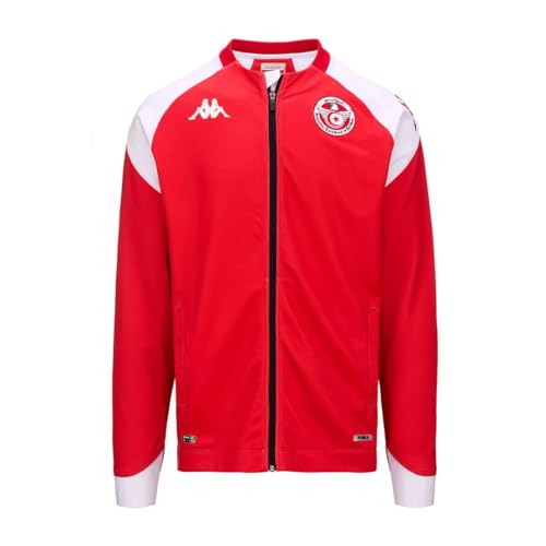 Veste sportswear Tunisie Kappa Arun veste rouge zippée homme football