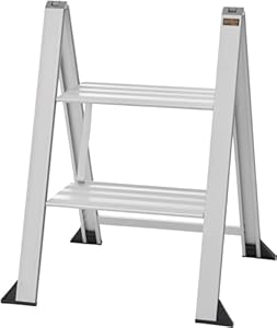 W.Steps Vikingstep Mini Alu Trittleiter 2-Stufen