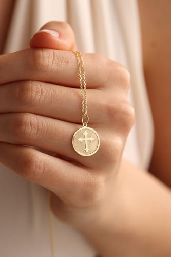 Collier chrétienne en argent 925 doré médaille Nika orthodoxe