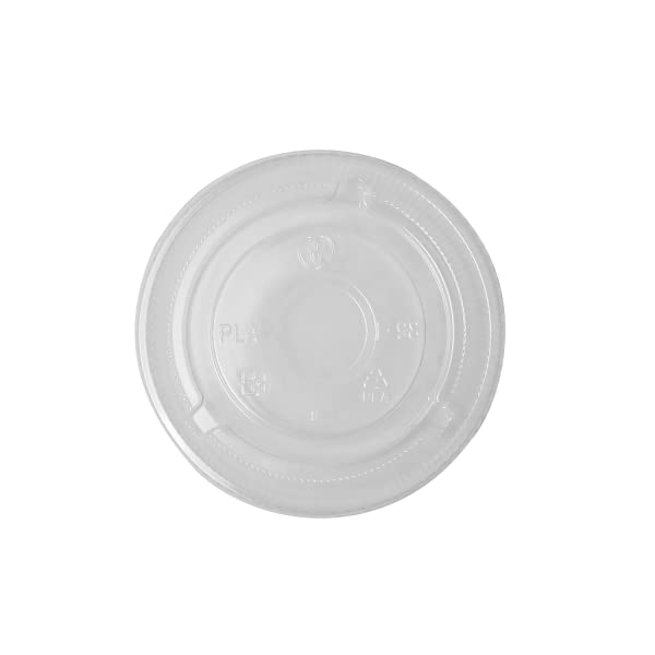 Karat Earth KE-KC626TS-NH PLA Flat Lid No Hole (Case of 1000)