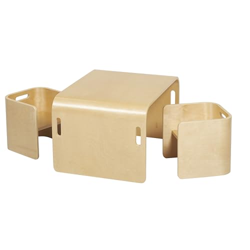 ECR4Kids Bentwood Multipurpose Table and Chair Set