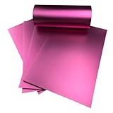 ASENME A4-Karton – Hochwertige Metallic-Oberfläche für kreative Kreationen. Mattmetallische Karten (Rosa, A4/15 Einheiten)