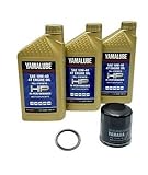 Yamaha R6 (1999-2000) all Models Oil Filter Change Kit Yamaha Part# 3FV-13440-30-00 and 3 Quarts