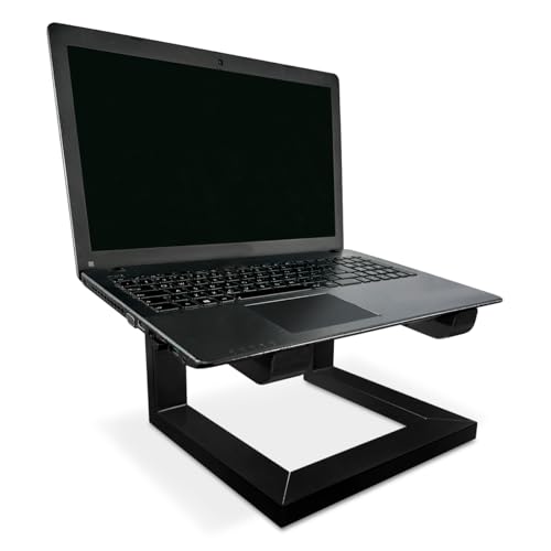 Suporte para Notebook Laptop Macbook Stand Dj em Aço - Preto